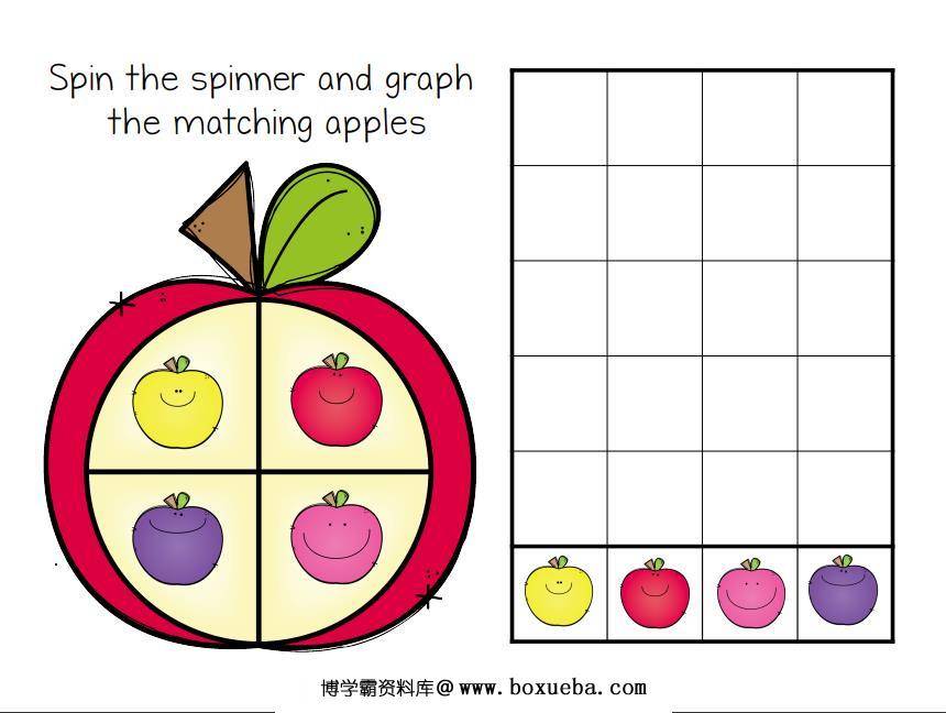 图片[3]-幼儿1-10数感培养，水果卡通PDF可打印-淘学学资料库