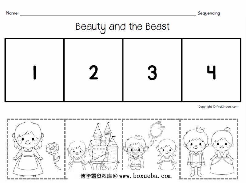 图片[2]-故事排序小游戏，分清事情发生的前后顺序和关系，素材可打印-淘学学资料库