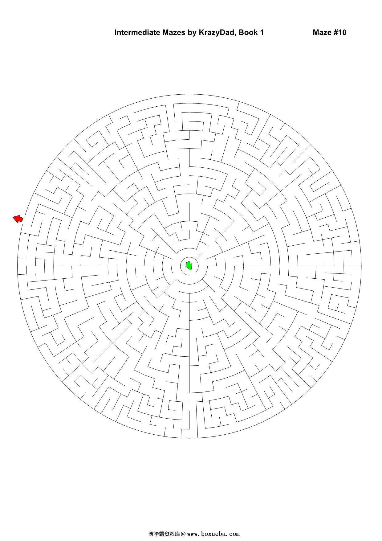 图片[3]-Intermediate Mazes (Ages 6-8)，1000页PDF-淘学学资料库