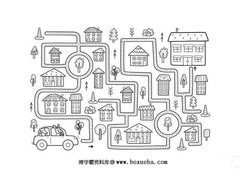 图片[4]-绘制走出迷宫的路线_7，9页PDF可打印-淘学学资料库