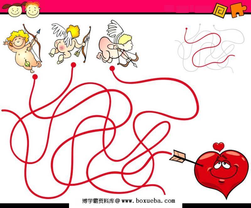 图片[4]-彩色线团迷宫，38页PDF打印，幼儿迷宫图片百度网盘下载-淘学学资料库