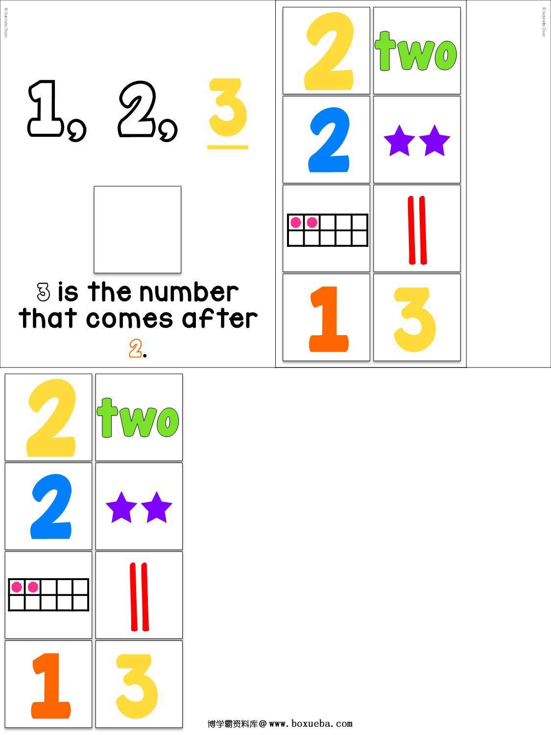 图片[6]-数字1-20（20本），interactive book互动翻翻书，63页PDF-淘学学资料库