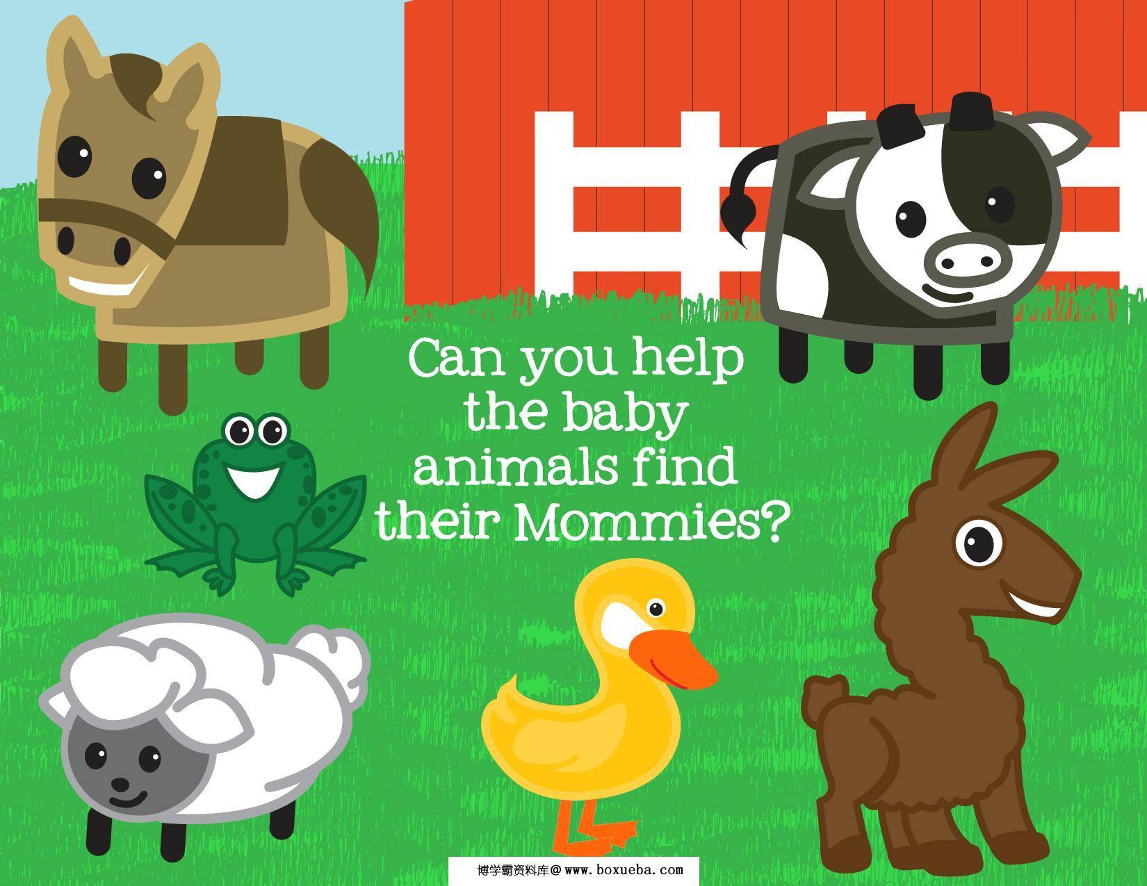 Farm-Life-Quiet-Book，17页PDF-博学霸资料网