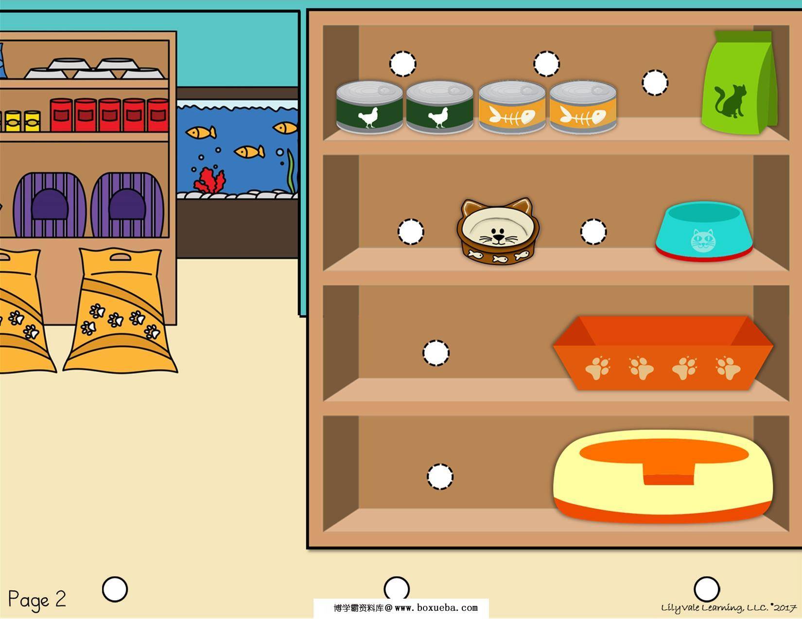 My Quiet Pet Shop Book by Lily Vale Learning Busy Book for Early Child hood，interactive book互动翻翻书，25页PDF-博学霸资料网