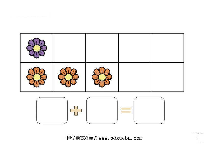 图片[2]-10以内加减法，看图列式计算，适合初学宝宝，素材可打印-淘学学资料库