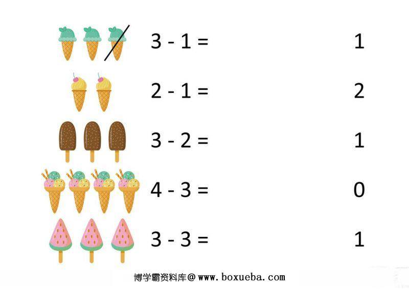 图片[4]-10以内加减法，趣味卡通可打印-淘学学资料库