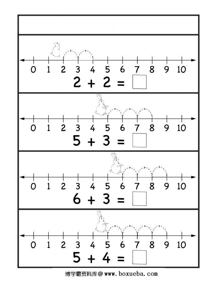 图片[4]-插图版10以内加法练习，幼儿数学启蒙电子版PDF打印，百度网盘下载-淘学学资料库