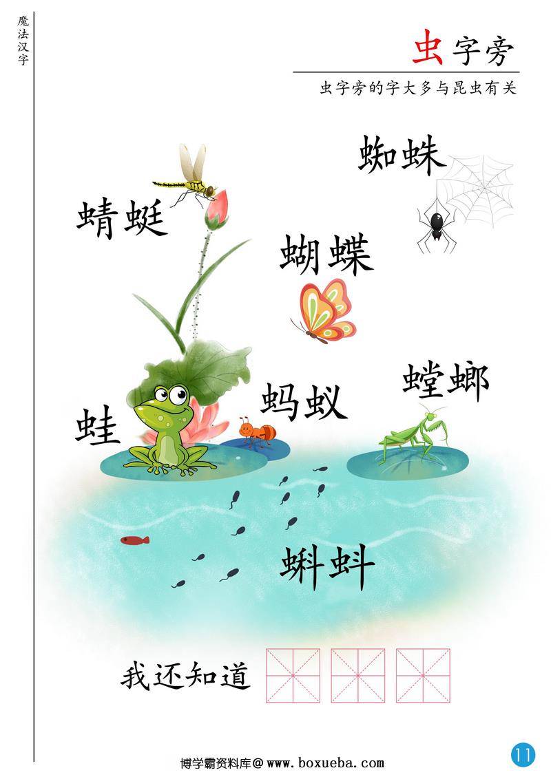 图片[6]-魔法汉字-主题书，思维导图学识字，偏旁部首学起来。-淘学学资料库