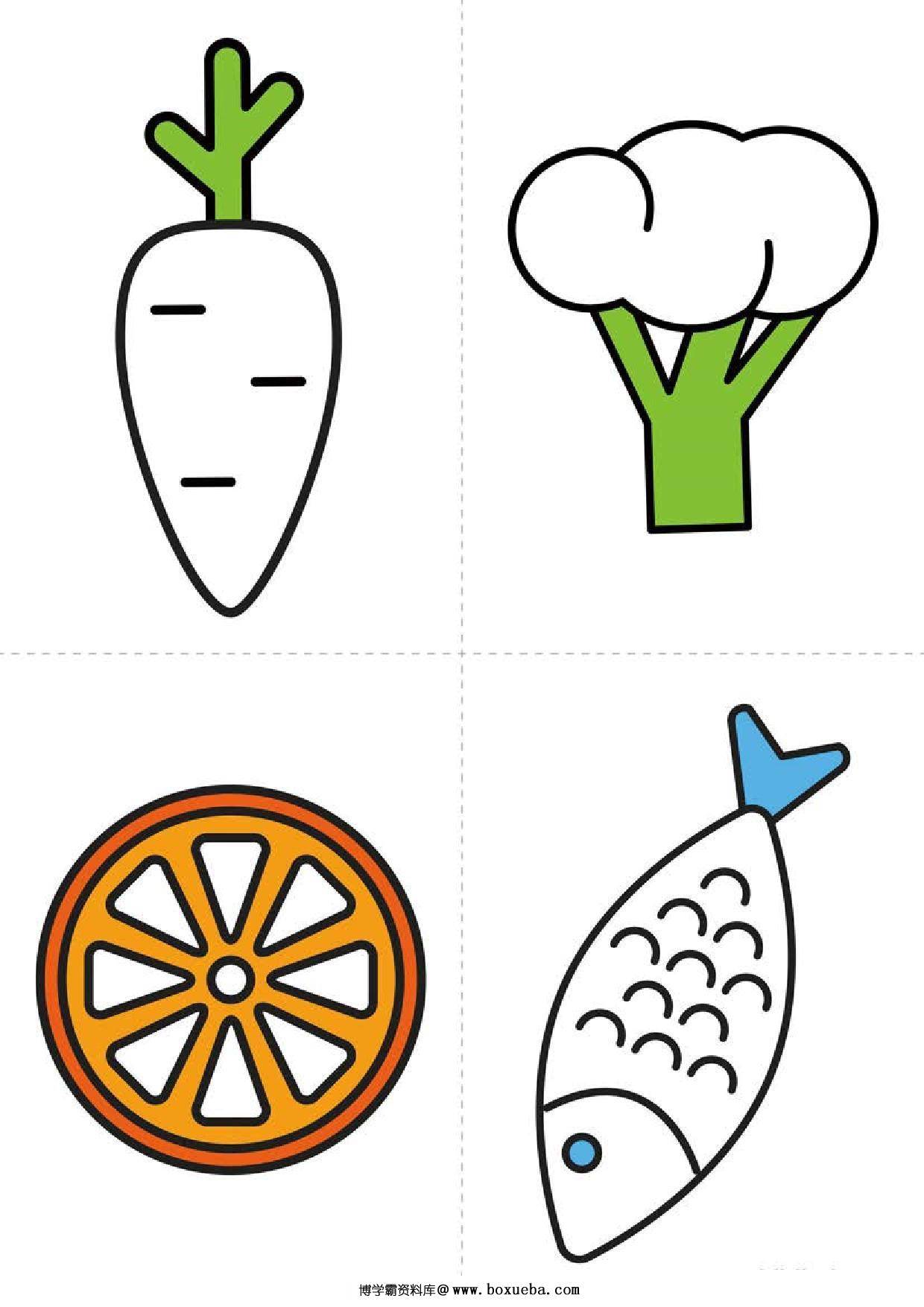 图片[3]-幼儿填色图册，13页PDF-淘学学资料库