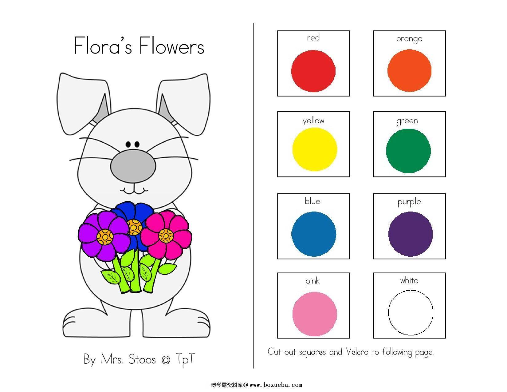 Flora的花Flora’s flower，interactive book互动翻翻书，10页PDF-博学霸资料网
