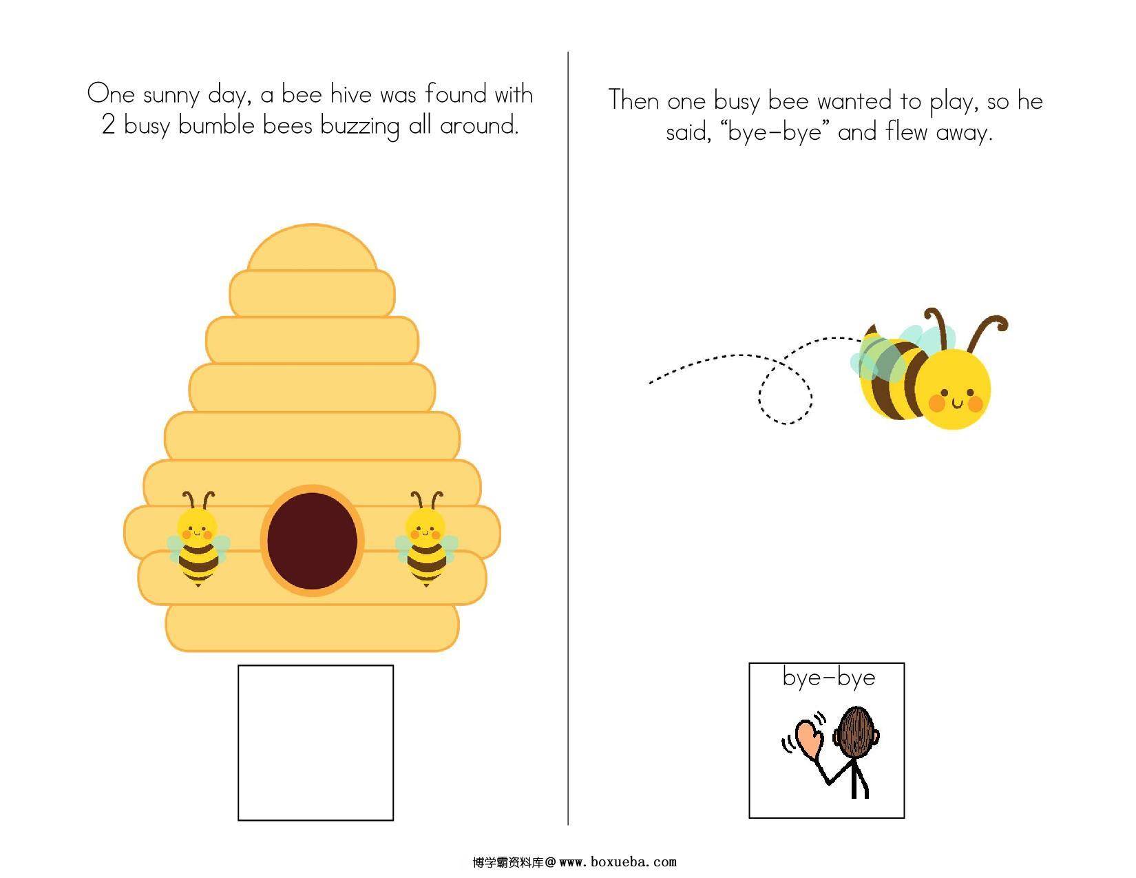 图片[3]-12只忙碌的蜜蜂12 busy bees interactive book互动翻翻书，18页PDF-淘学学资料库