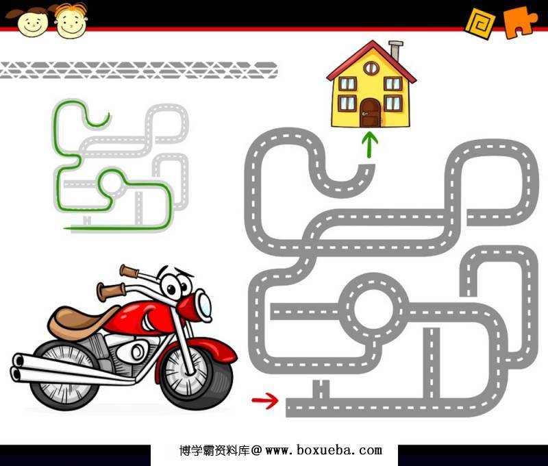 图片[2]-国外卡通迷宫，幼儿迷宫图片，105页PDF可打印-淘学学资料库