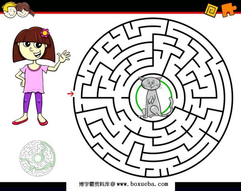图片[7]-国外卡通迷宫，幼儿迷宫图片，105页PDF可打印-淘学学资料库