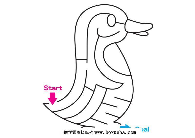 图片[2]-简单黑白迷宫，幼儿迷宫图片，20页PDF打印，百度网盘下载-淘学学资料库