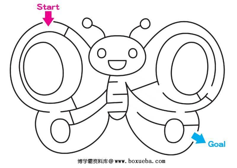 图片[3]-简单黑白迷宫，幼儿迷宫图片，20页PDF打印，百度网盘下载-淘学学资料库