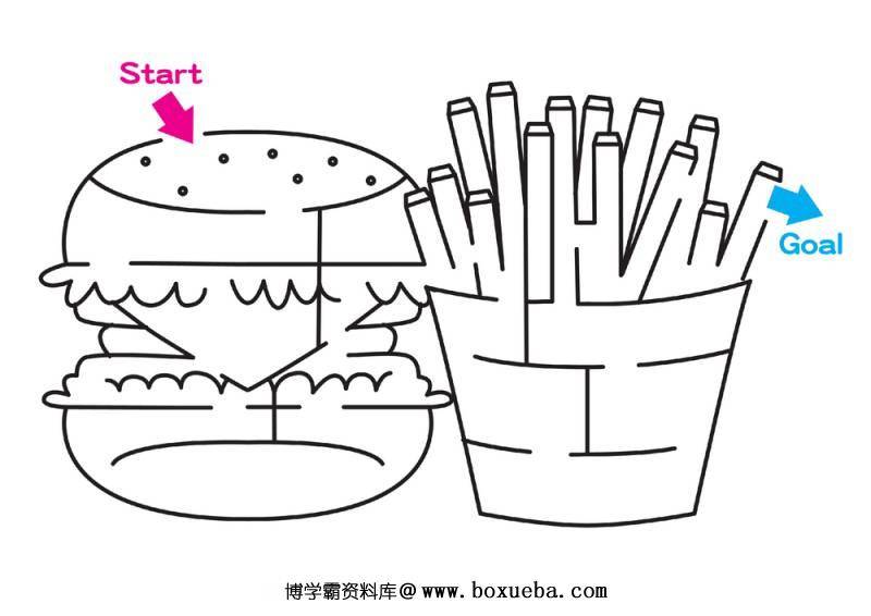 图片[8]-简单黑白迷宫，幼儿迷宫图片，20页PDF打印，百度网盘下载-淘学学资料库
