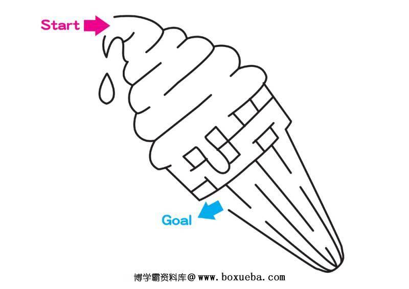 图片[7]-简单黑白迷宫，幼儿迷宫图片，20页PDF打印，百度网盘下载-淘学学资料库