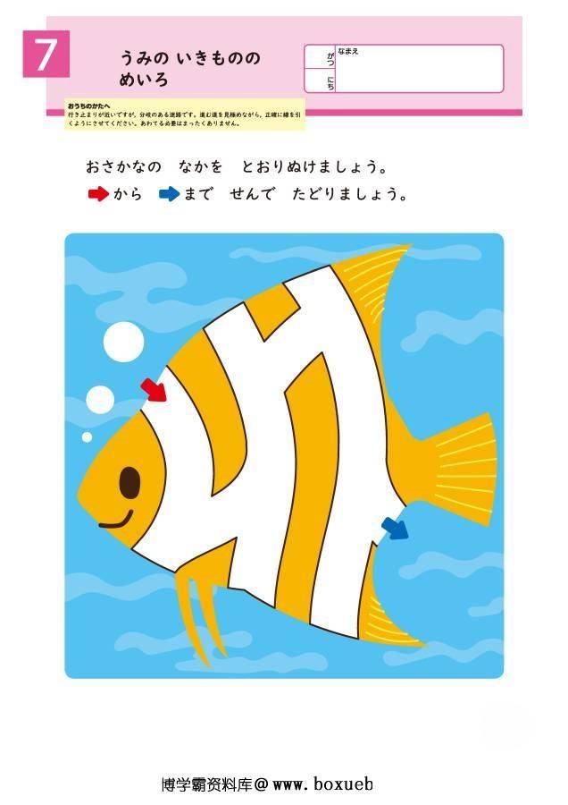 图片[3]-彩色插图迷宫，幼儿早教迷宫游戏，16页PDF打印，百度网盘下载-淘学学资料库