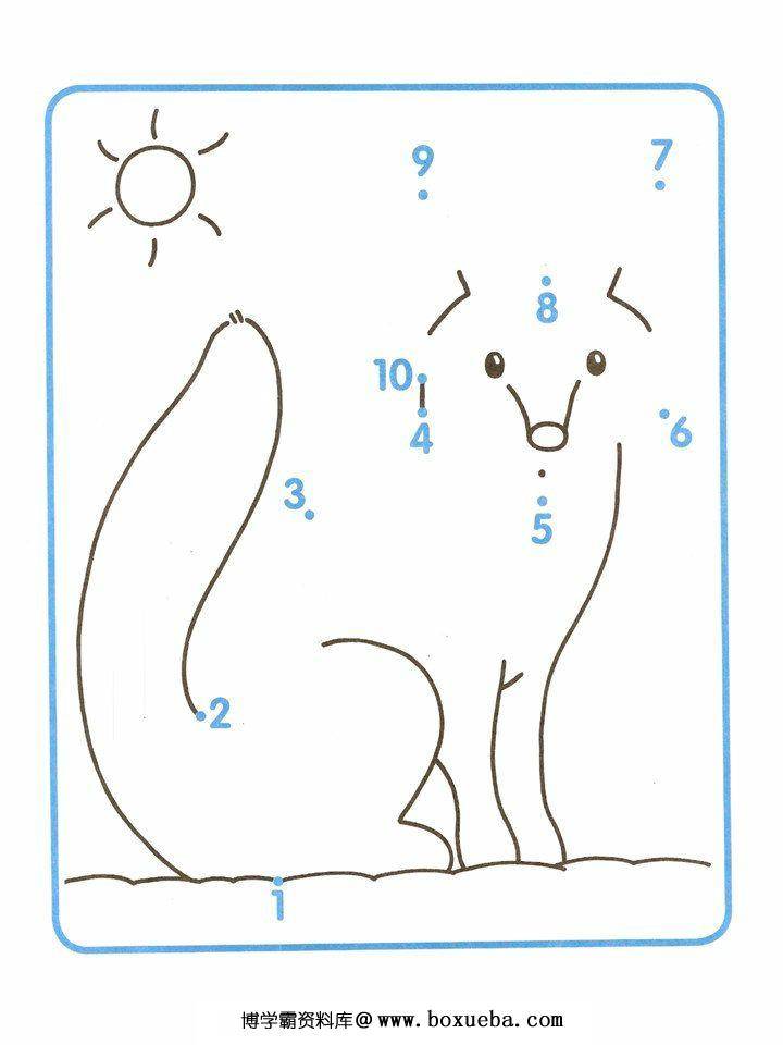 图片[6]-儿童1-10连线绘画，PDF可打印-淘学学资料库