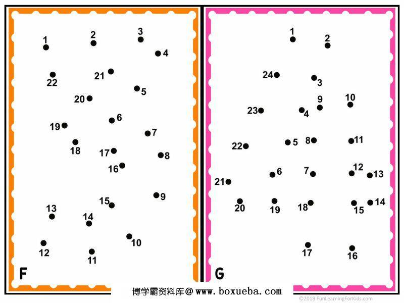 图片[2]-连点成数字，PDF可打印-淘学学资料库
