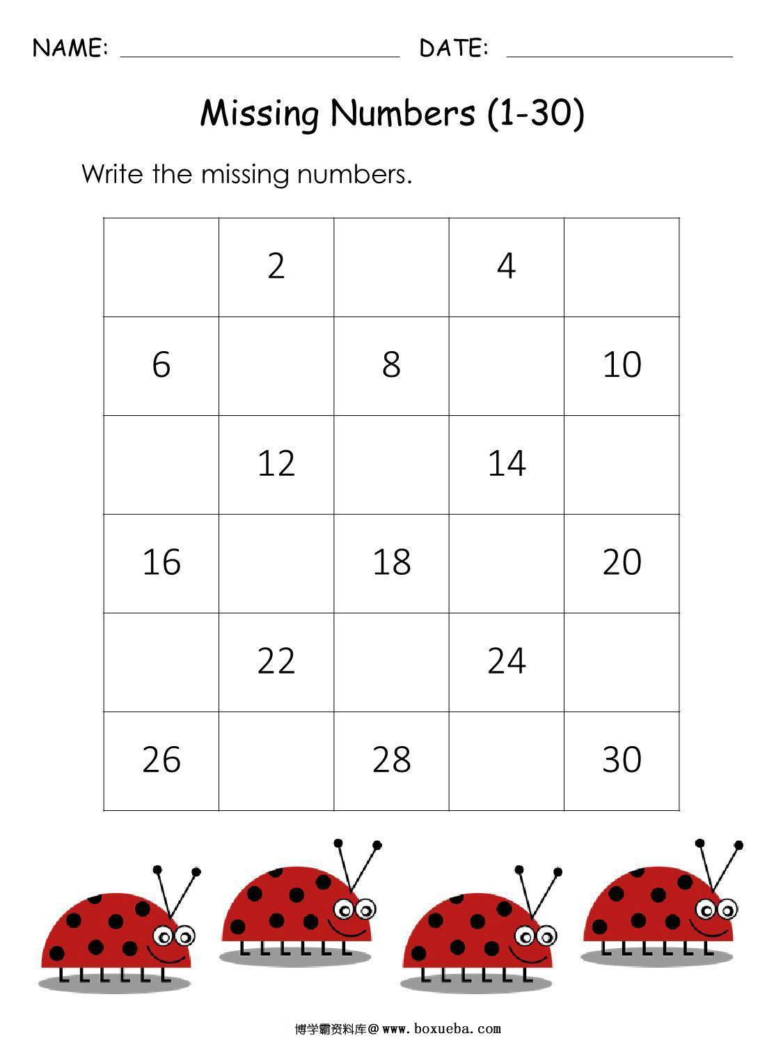 图片[4]-1-100丢失的数字专题素材包1-淘学学资料库