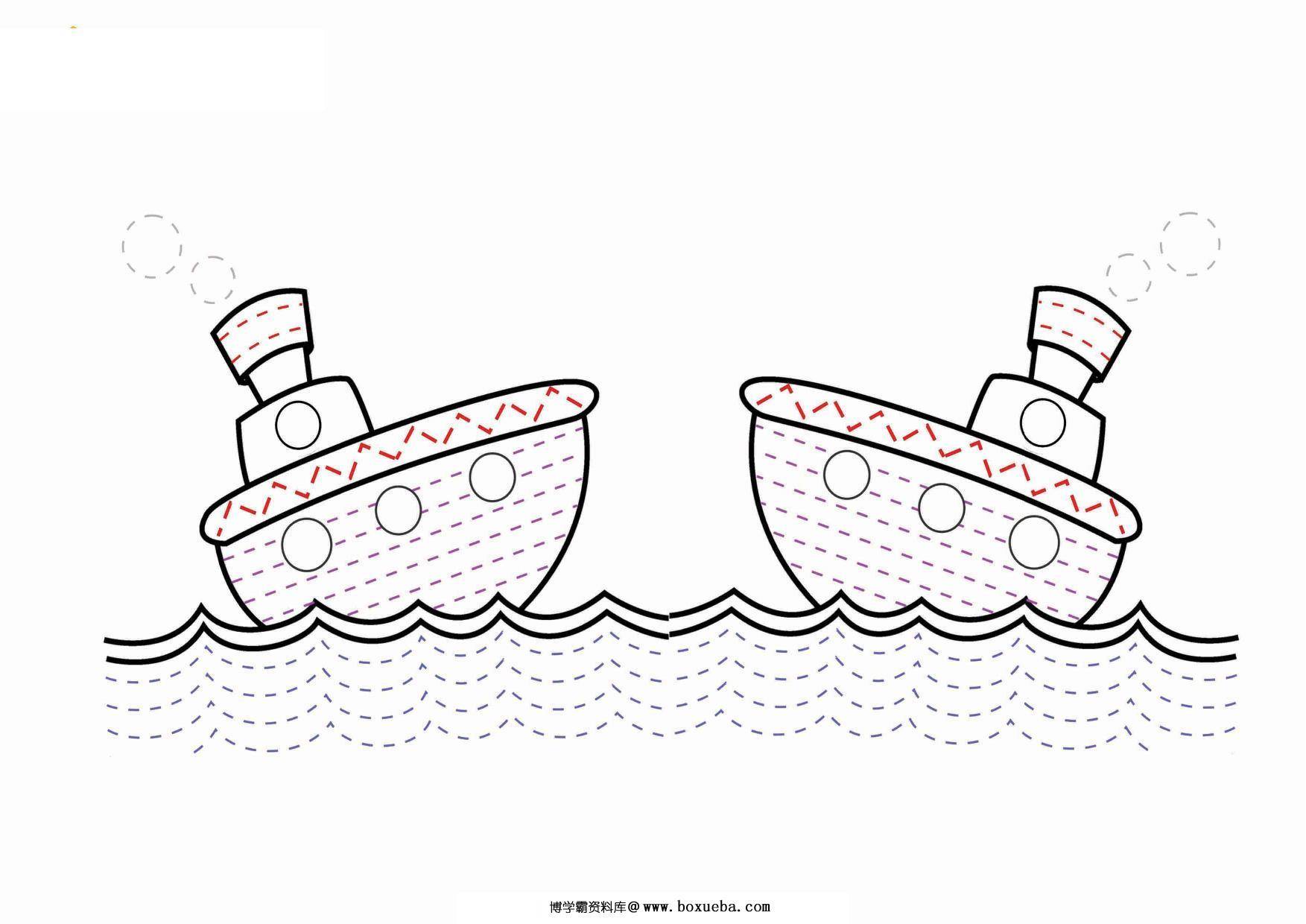 连接虚线绘制图画，8页PDF-博学霸资料网