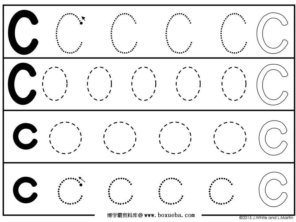 图片[4]-英文字母控笔书写练习 writing practice 30页PDF-淘学学资料库