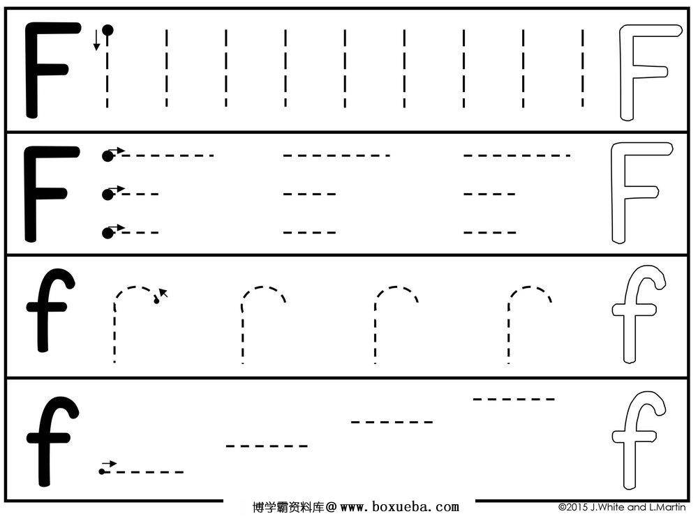 图片[7]-英文字母控笔书写练习 writing practice 30页PDF-淘学学资料库