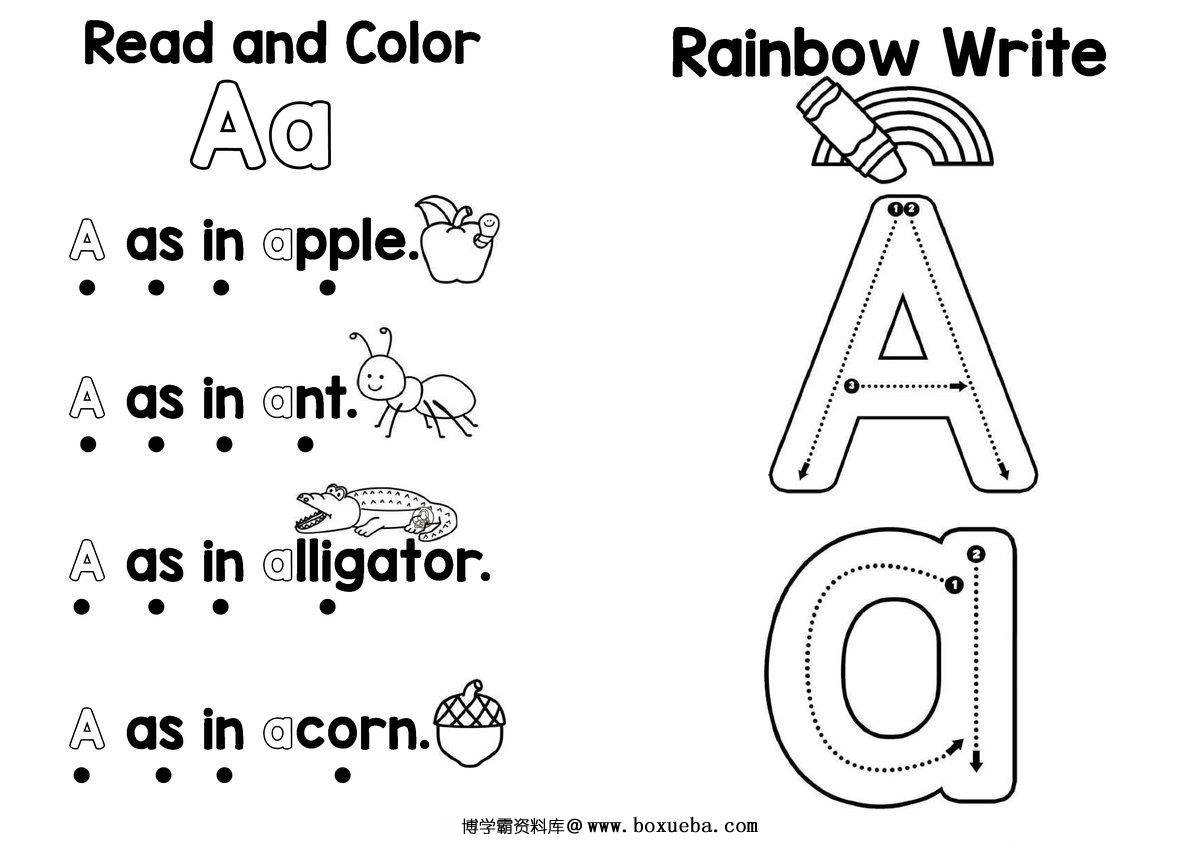字母小书Alphabet Books-博学霸资料网