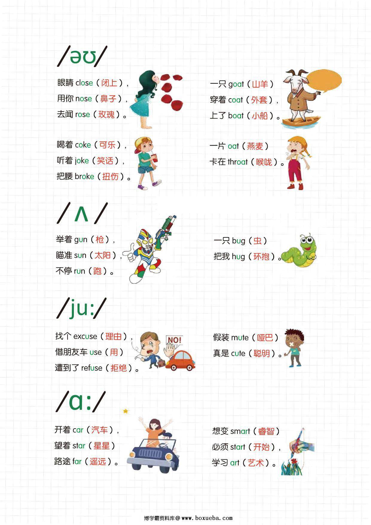 图片[3]-英语三字经单词本，14页PDF电子版-淘学学资料库