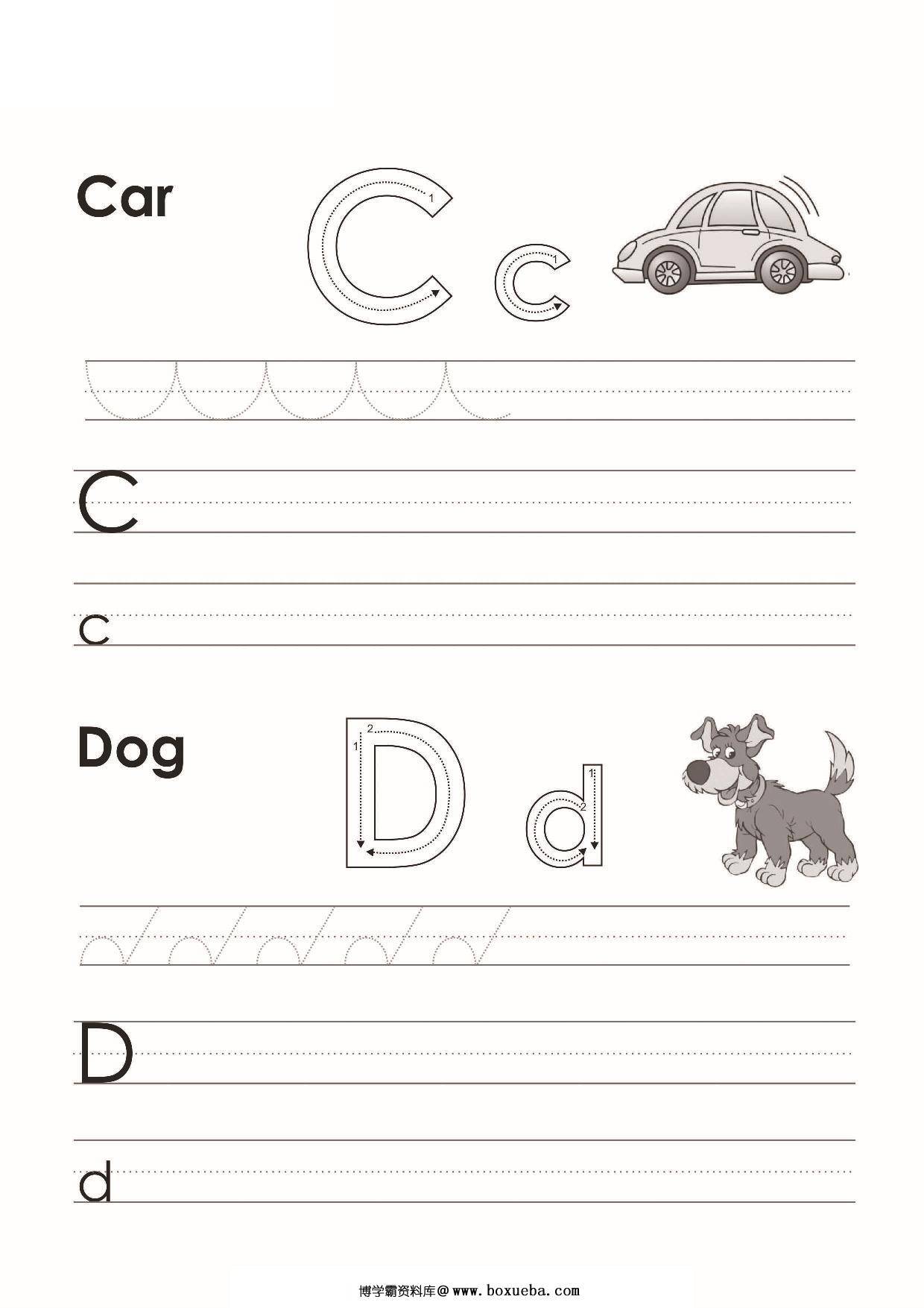 图片[2]-字母书写练习 13页PDF-淘学学资料库