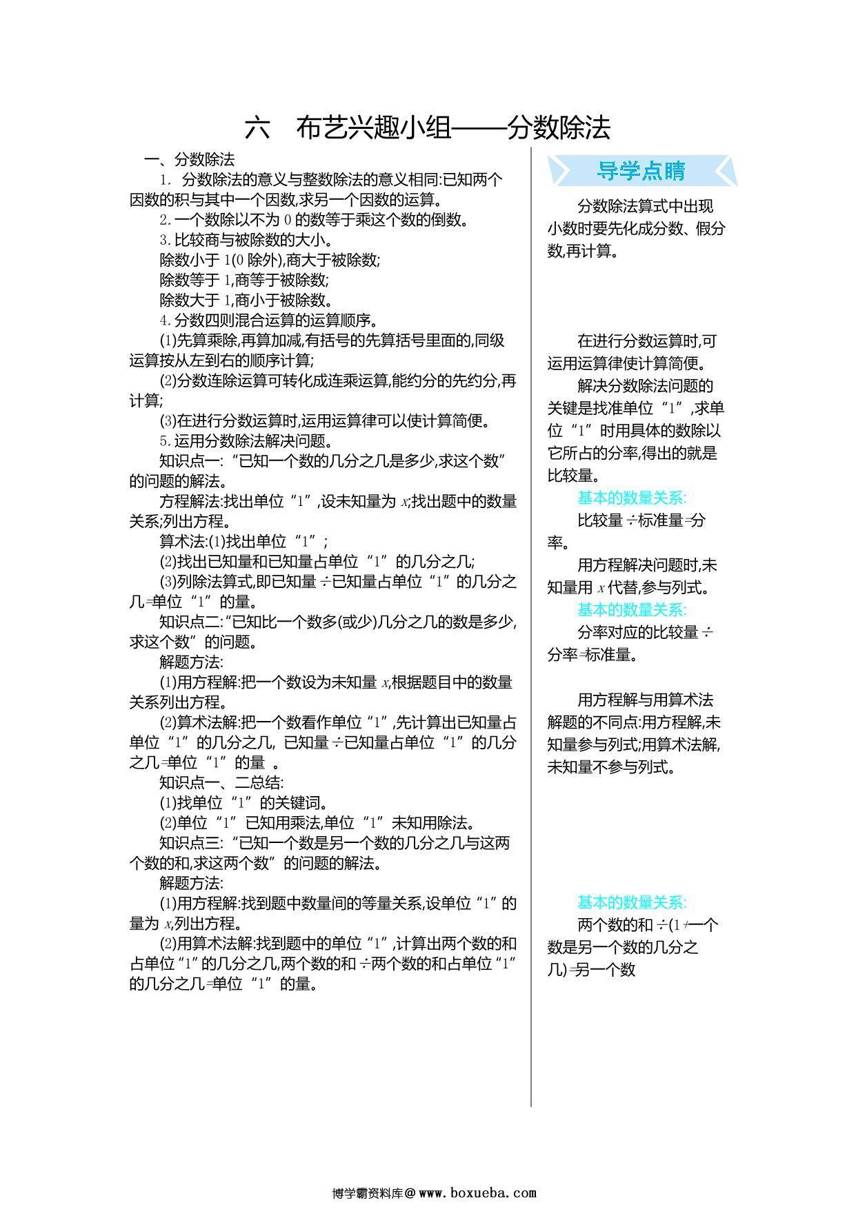 图片[3]-[合集9份] 五年级上册数学知识清单 青岛版五四制-淘学学资料库
