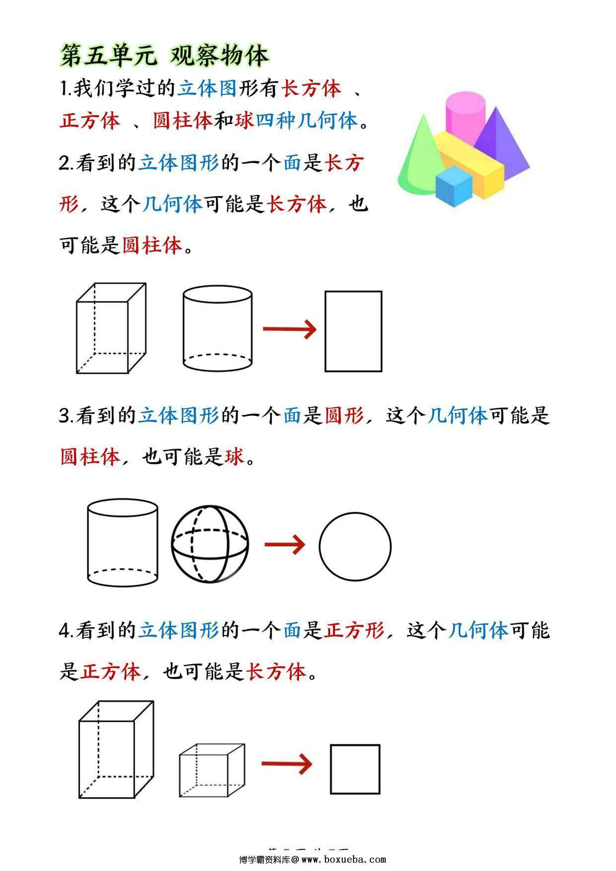 图片[3]-二年级上册数学必背重点（人教版），8页PDF电子版-淘学学资料库