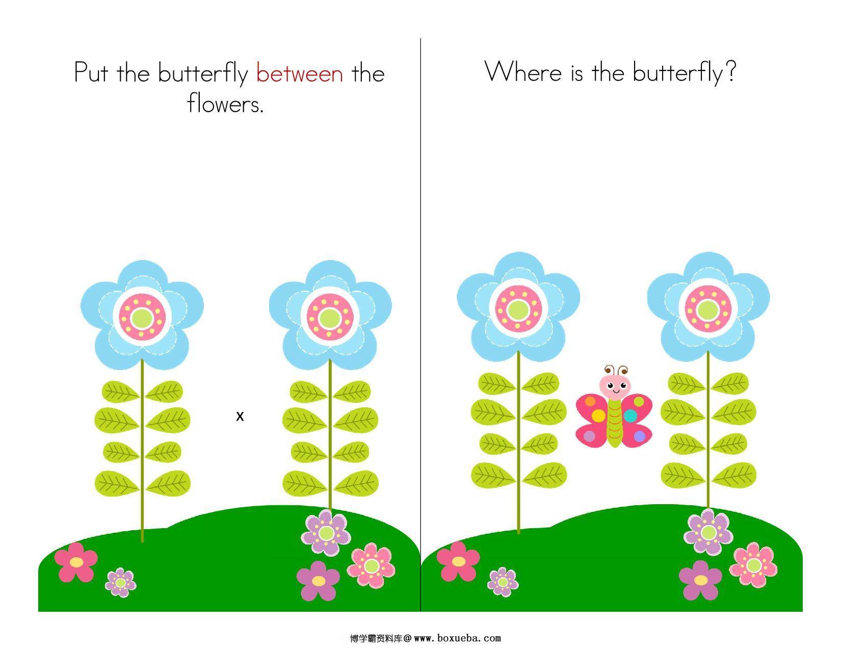 图片[2]-春天Spring （方位练习），interactive book互动翻翻书，17页PDF-淘学学资料库