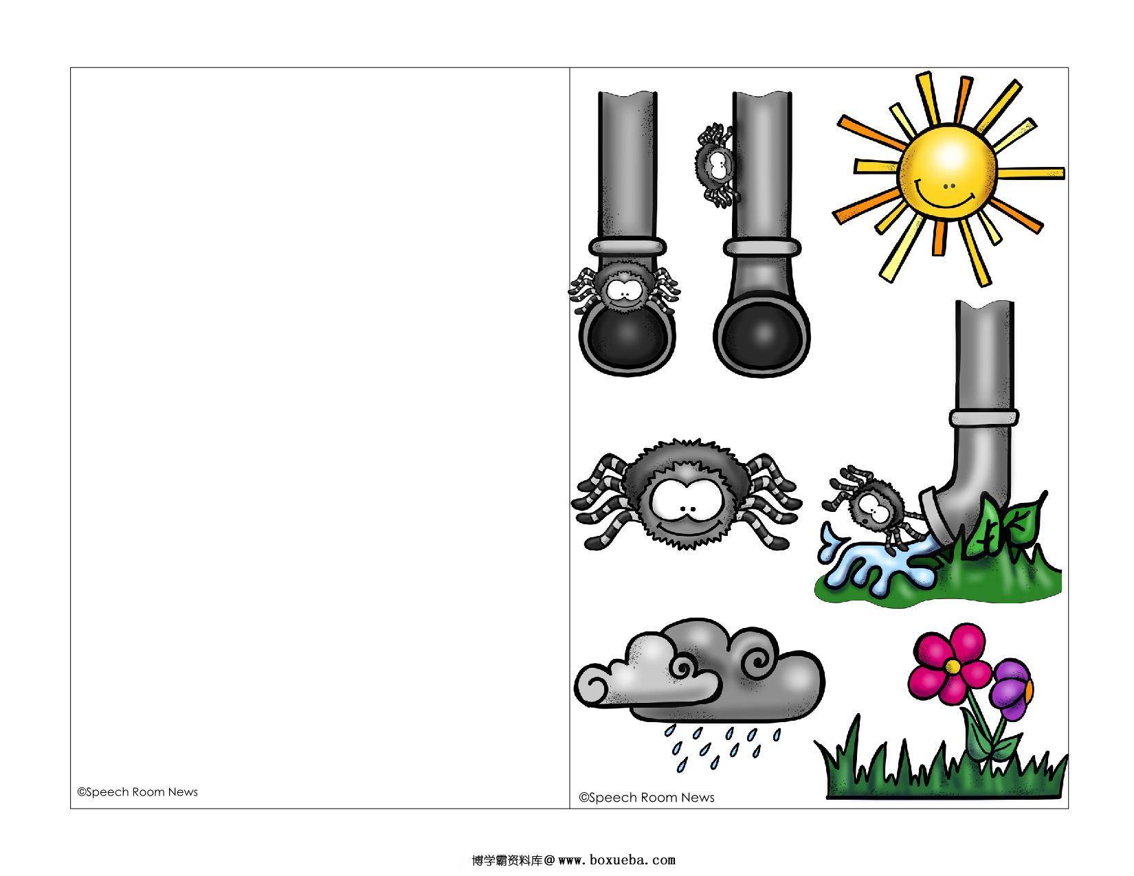 图片[4]-小小蜘蛛 interactive book互动翻翻书，8页PDF-淘学学资料库