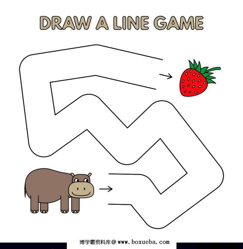 低幼通路迷宫，幼儿迷宫图片，24页PDF可打印-博学霸资料网