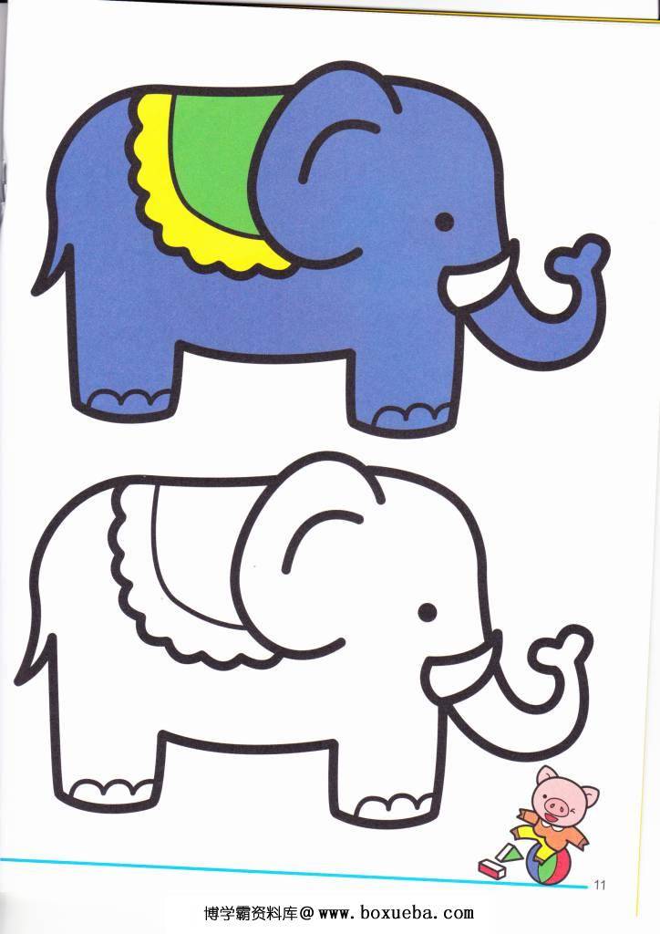 图片[4]-幼儿绘画涂色素材，2—6岁宝宝涂色-淘学学资料库