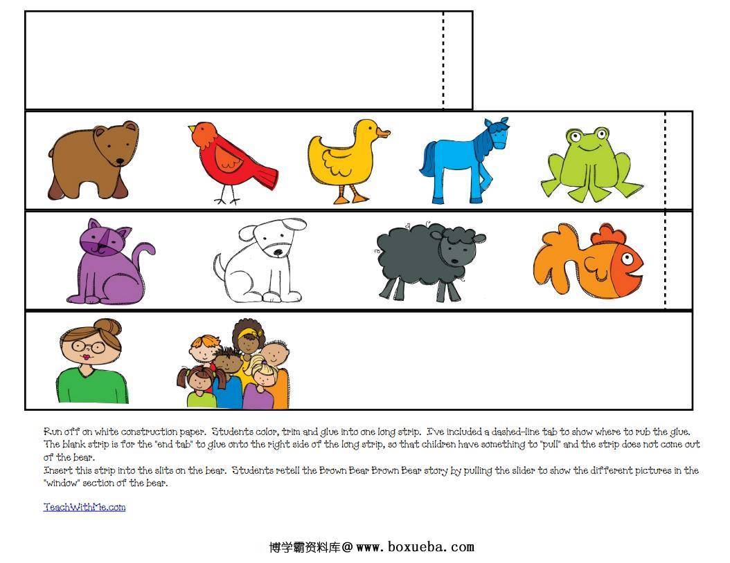 图片[12]-《棕熊brow bear》绘本拓展系列，pdf可打印-淘学学资料库