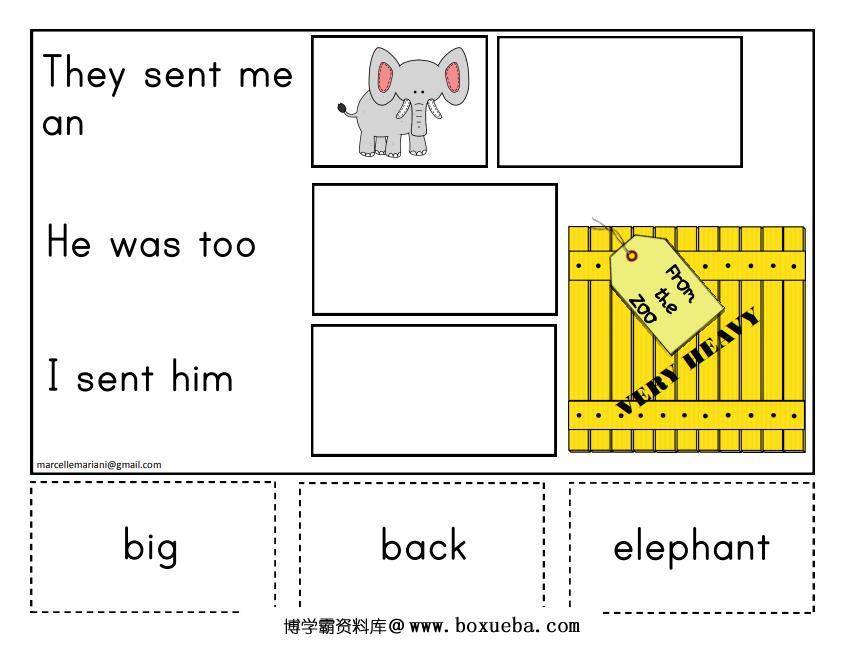 图片[5]-《Dear Zoo》绘本拓展系列，绘本游戏PDF可打印-淘学学资料库
