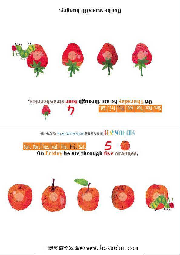 图片[4]-《好饿的毛毛虫》绘本拓展系列，PDF可打印-淘学学资料库