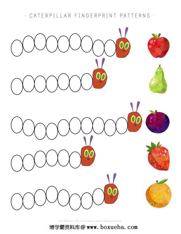 图片[9]-《好饿的毛毛虫》绘本拓展系列，PDF可打印-淘学学资料库