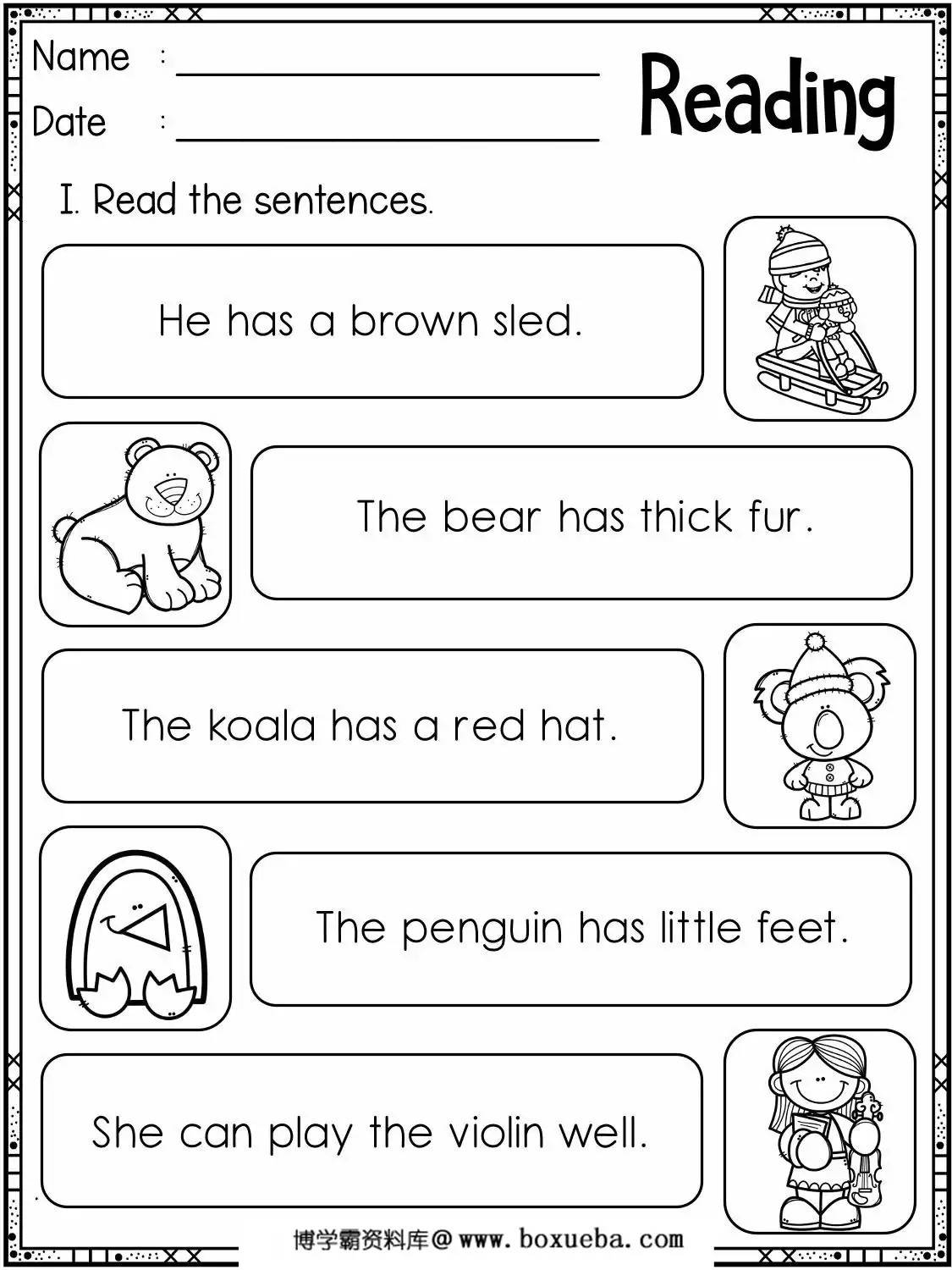 图片[2]-reading sentences_4，32页PDF电子版-淘学学资料库