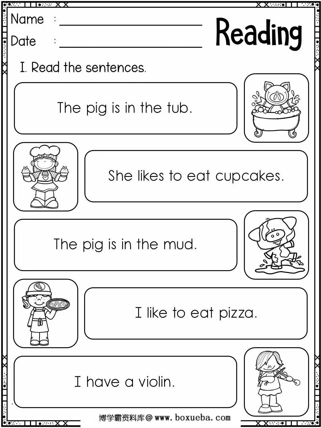 图片[2]-reading sentences_2，30页PDF电子版-淘学学资料库