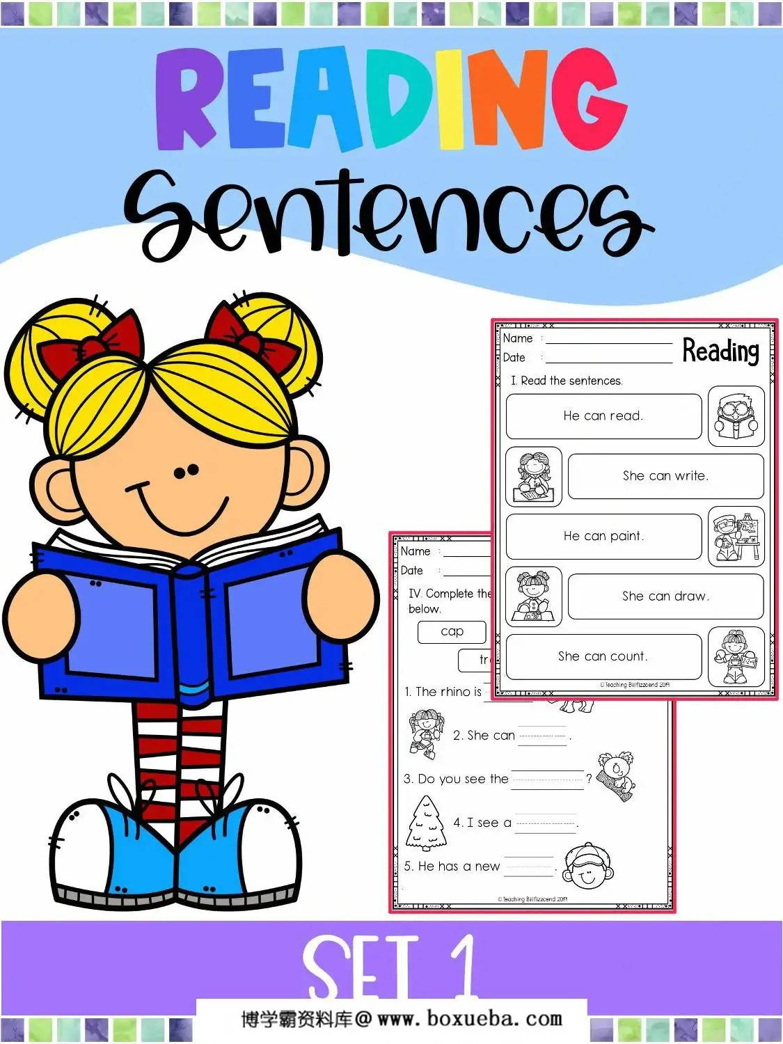 reading sentences_1，32页PDF可打印-博学霸资料网