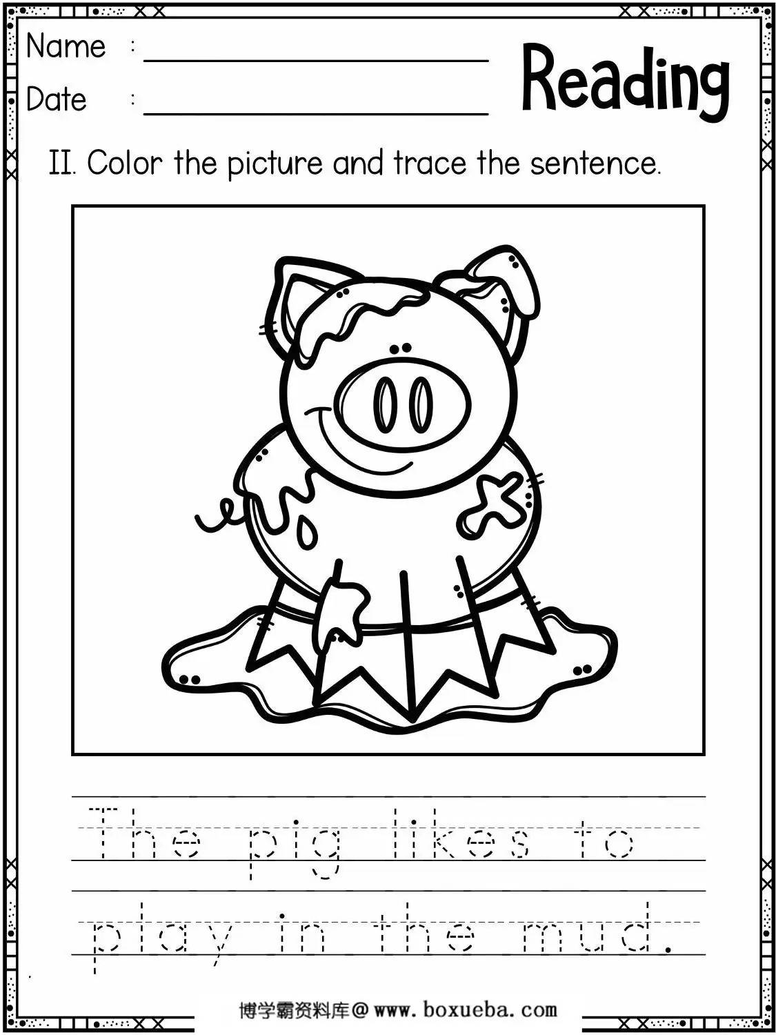 图片[3]-reading sentences_1，32页PDF可打印-淘学学资料库
