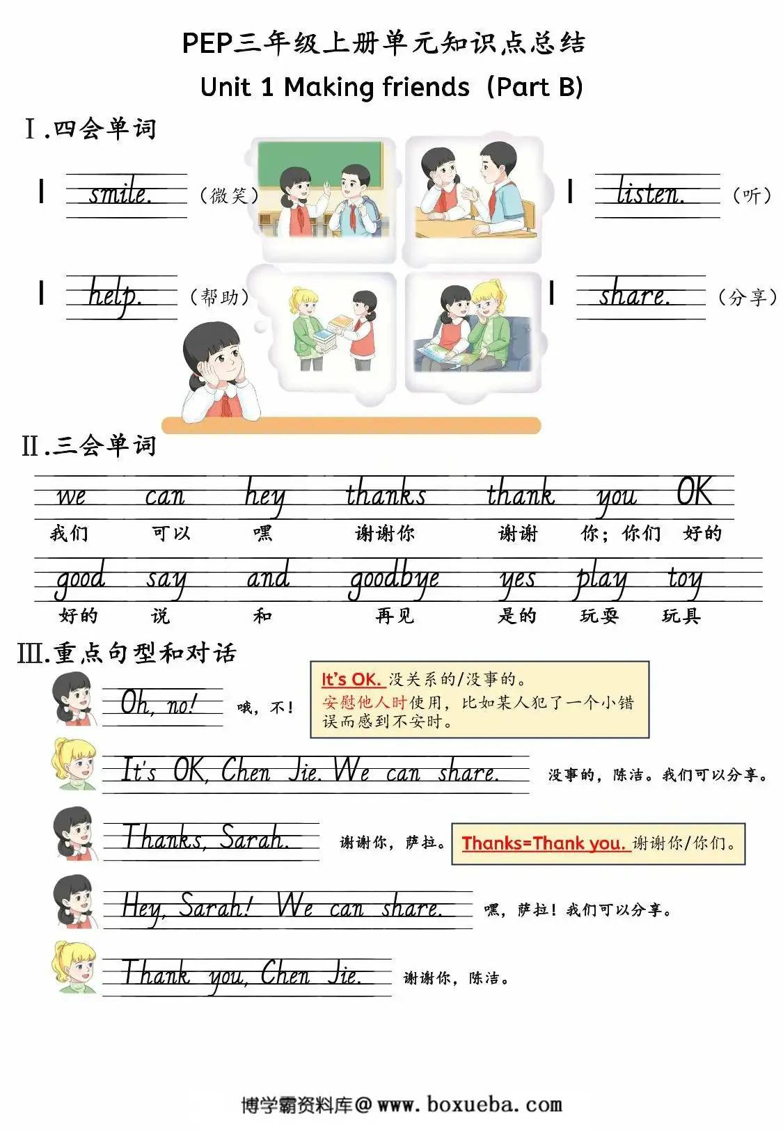 图片[2]-三年级上册英语人教pep知识点总结，30页PDF电子版-淘学学资料库